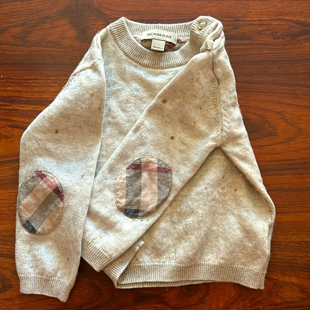Burberry 18m sweater